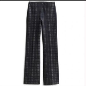 Lysse High Waist Plaid Legging Pull On Pant Boot Cut Size SP